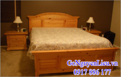 gỗ thông (pine) làm giường ngũ